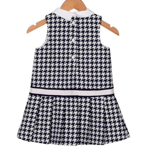 Janie and Jack Houndstooth Sleeveless Dress - Picture 2 of 4